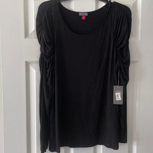 NWT VINCE CAMUTO BLACK TOP